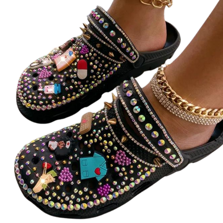 Crocs Strass Noir