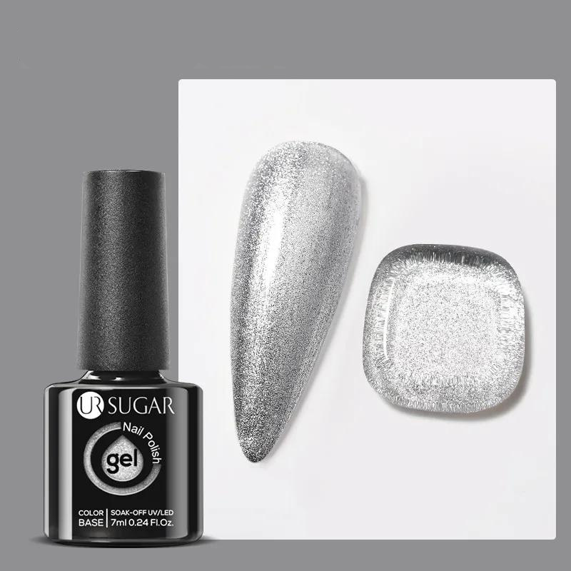 Gel à Ongles Pailleté argent