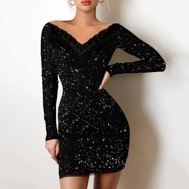 Robe Paillette Noir