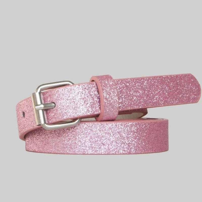 Ceinture Paillettes Femme rose