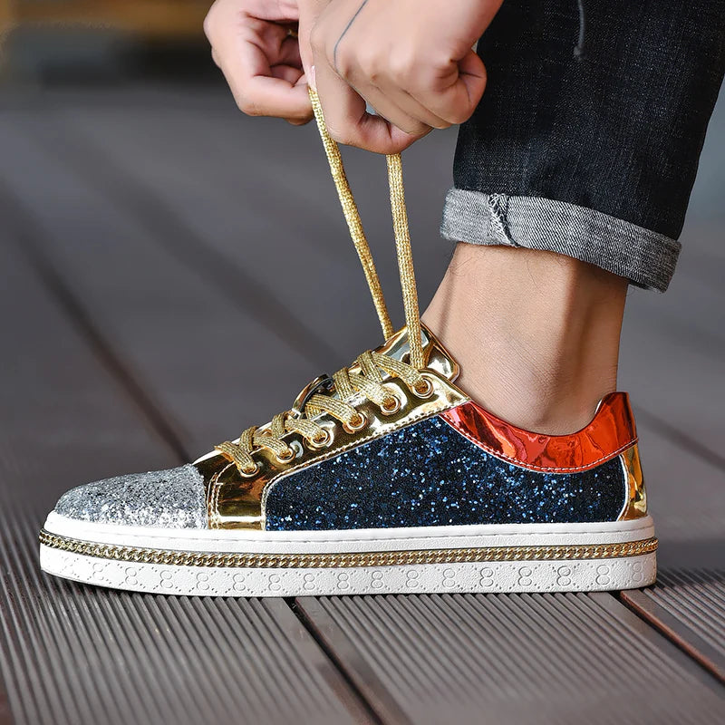 Sneaker Paillette Brillant Multicolore