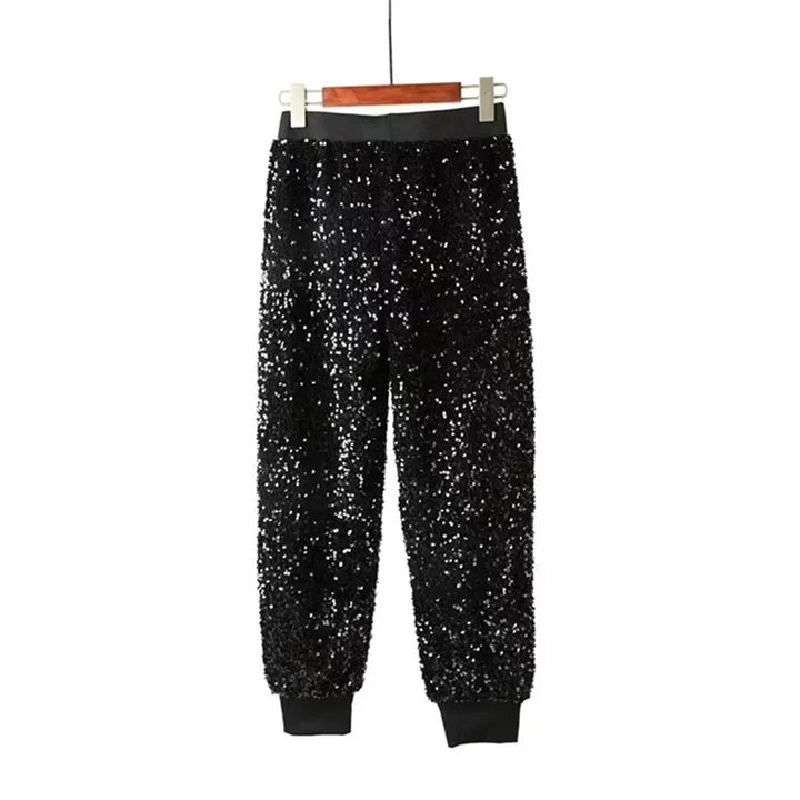 Pantalon Paillette Intérieur Polaire noir