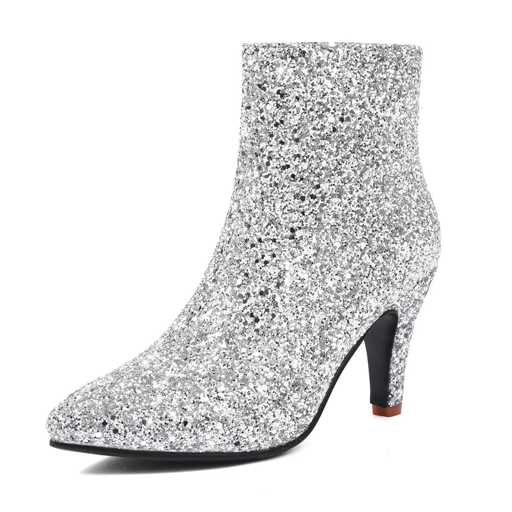 Bottines Paillettes Strass Paillettes Strass Paillettes