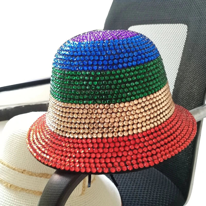 Chapeau Strass Multi bandes