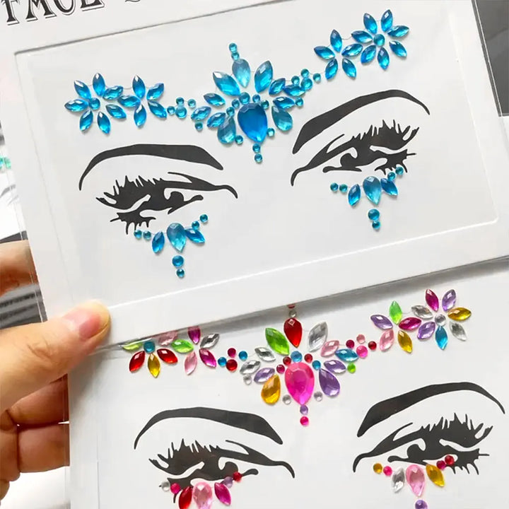 Strass Sticker Visage