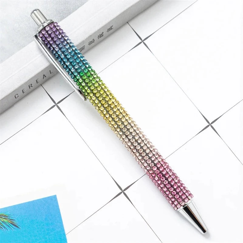 Stylo Avec Strass Multi couleur