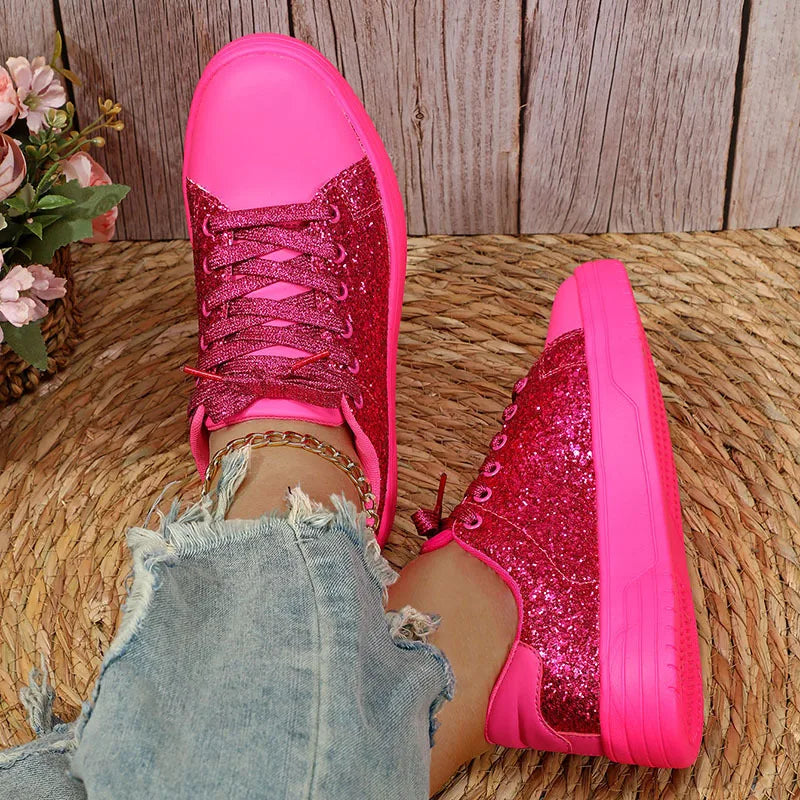 Basket Paillette Sneaker Femme