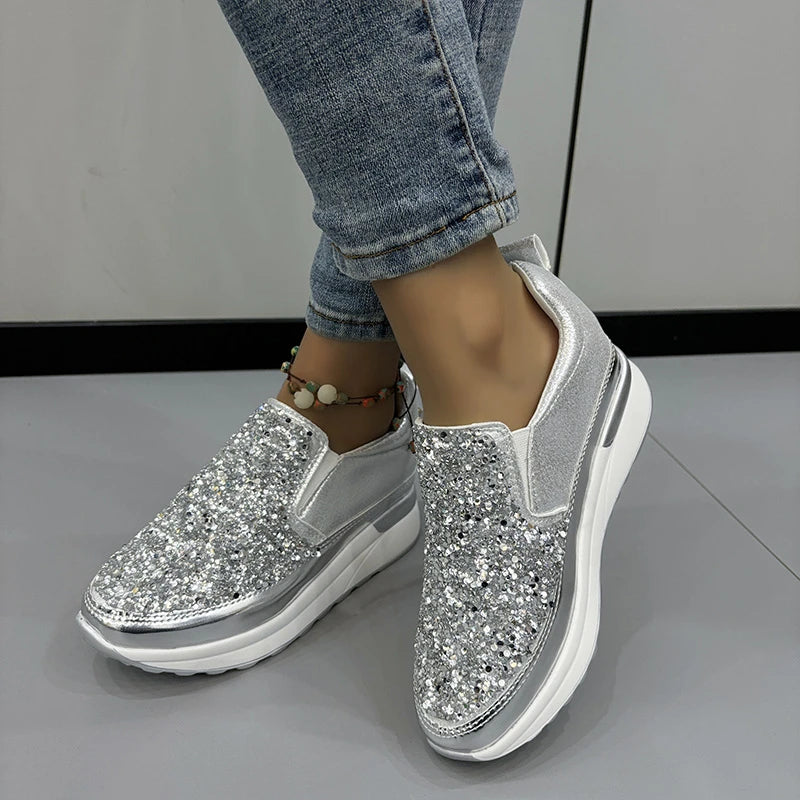 Basket Sport Femme Pailleté Strass Paillettes – Strass-Paillettes