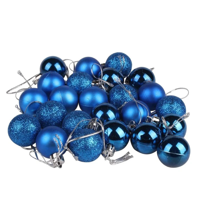 Boule de Noel Incassable Bleu