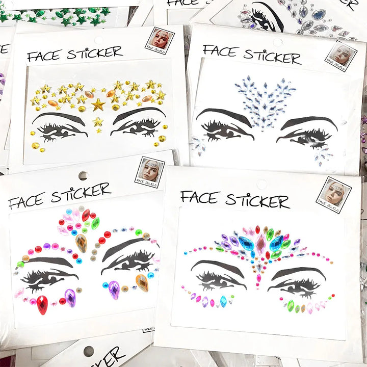 Strass Sticker Visage