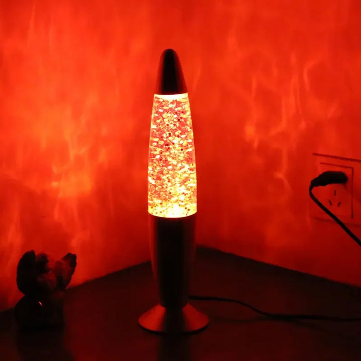 Lampe Paillette Orange 