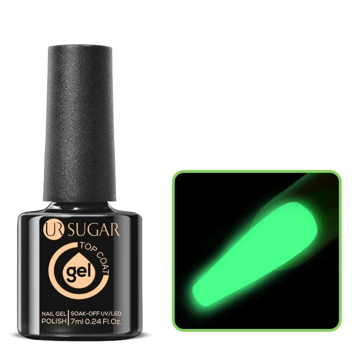 Gel à Ongles Pailleté néon vert