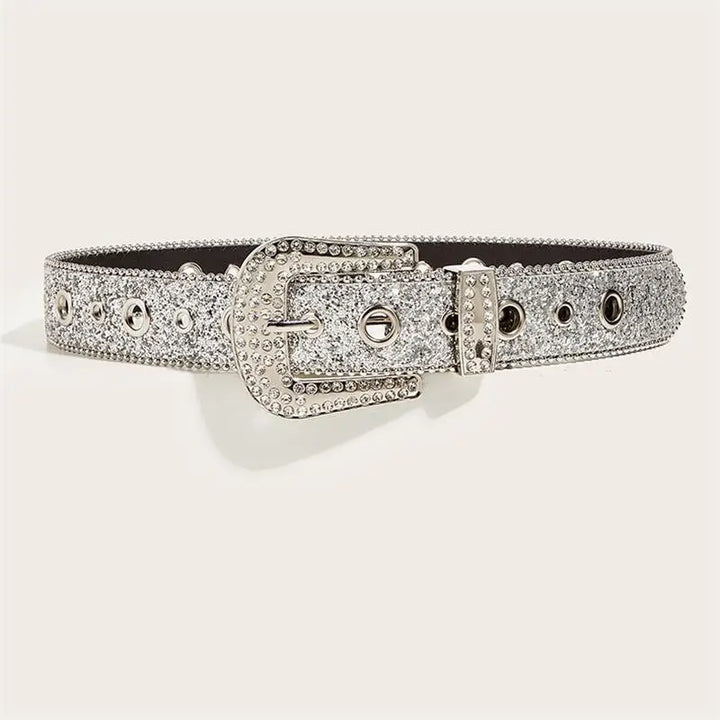 Ceinture Strass Femme argent