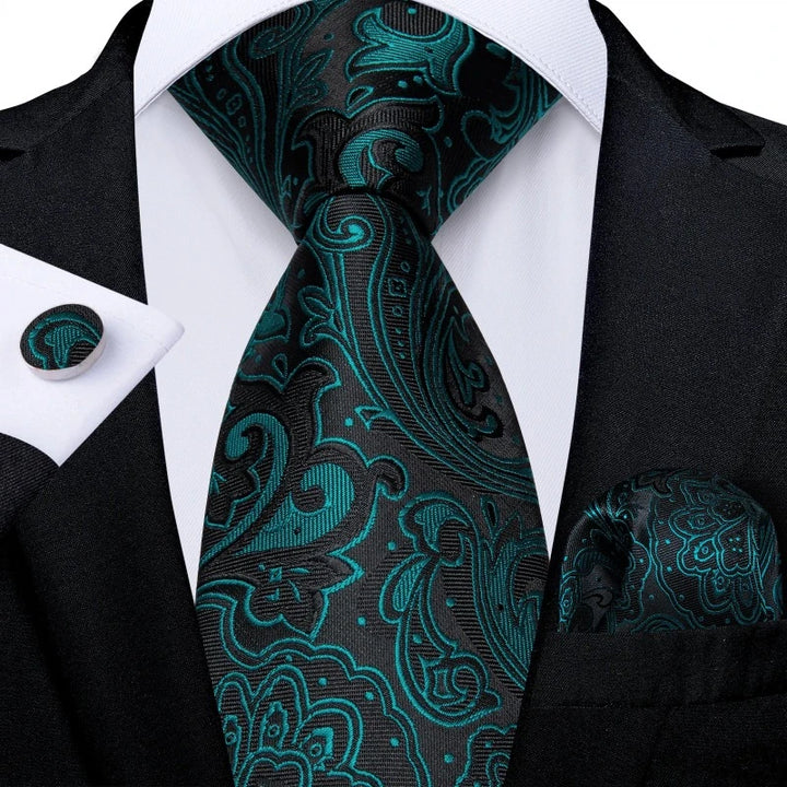 Cravate Noir Bleu Homme