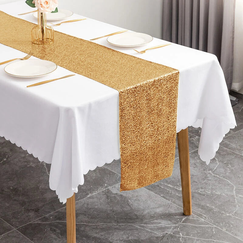 Chemin de Table Pailleté Beige