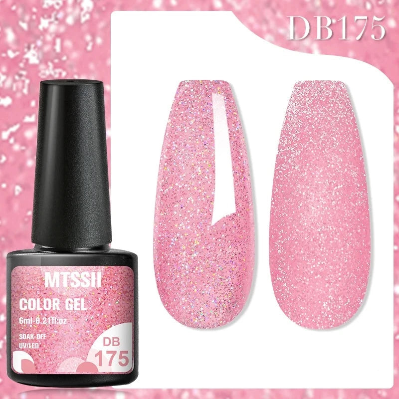 Vernis Rose  Pailleté