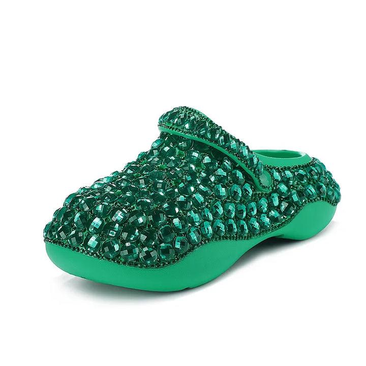 Crocs Strass Verte 