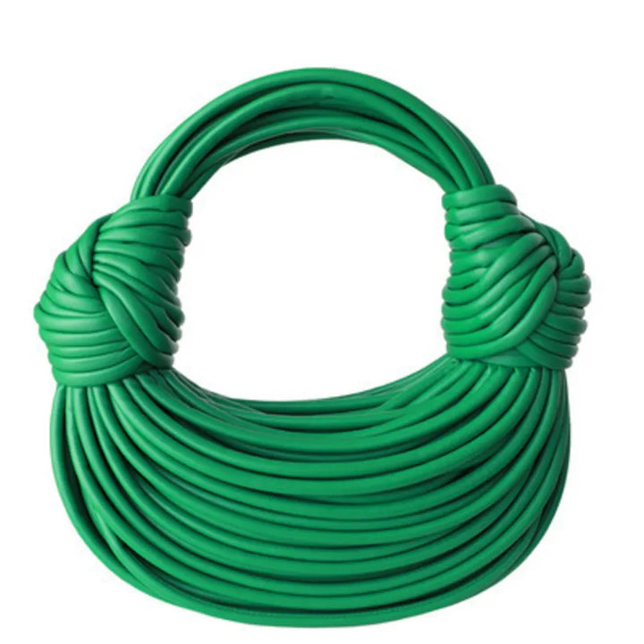 Sac Argenté Tissé vert