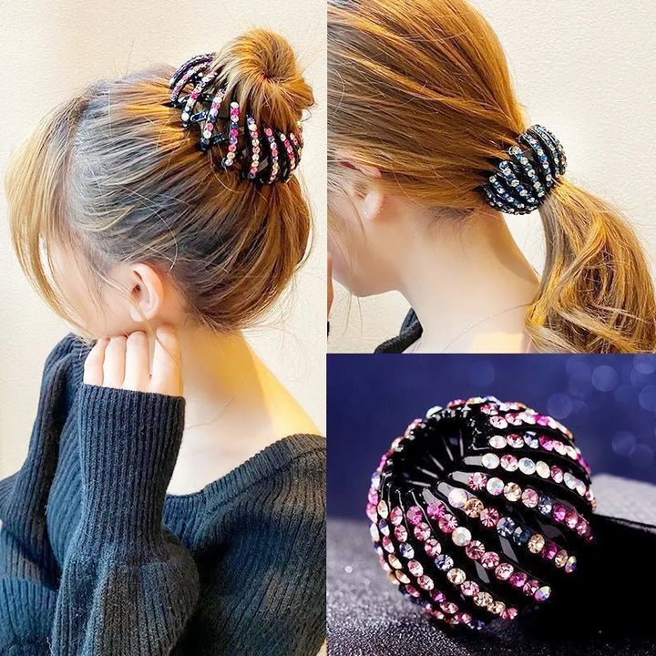 Pince Chignon Cheveux Strass