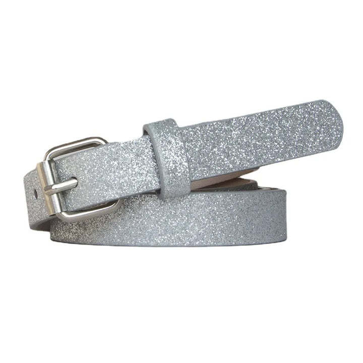 Ceinture Paillettes Femme argent