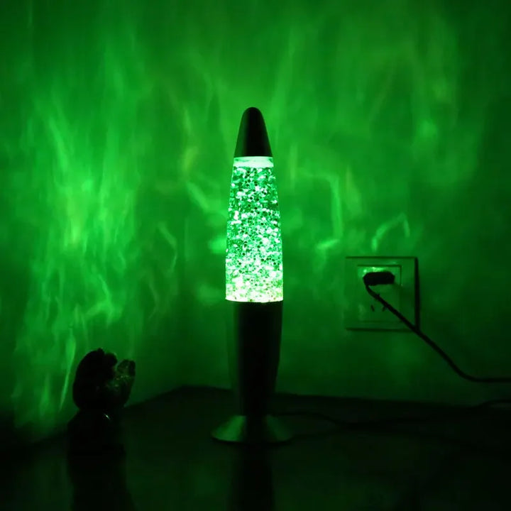 Lampe Paillette Vert