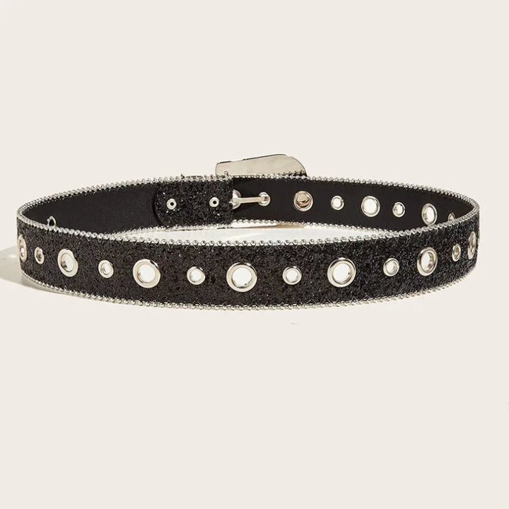 Ceinture Strass Femme noire