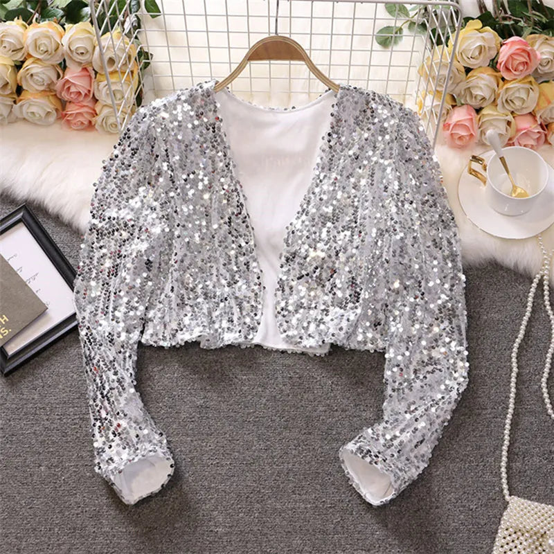 Veste a paillette sale