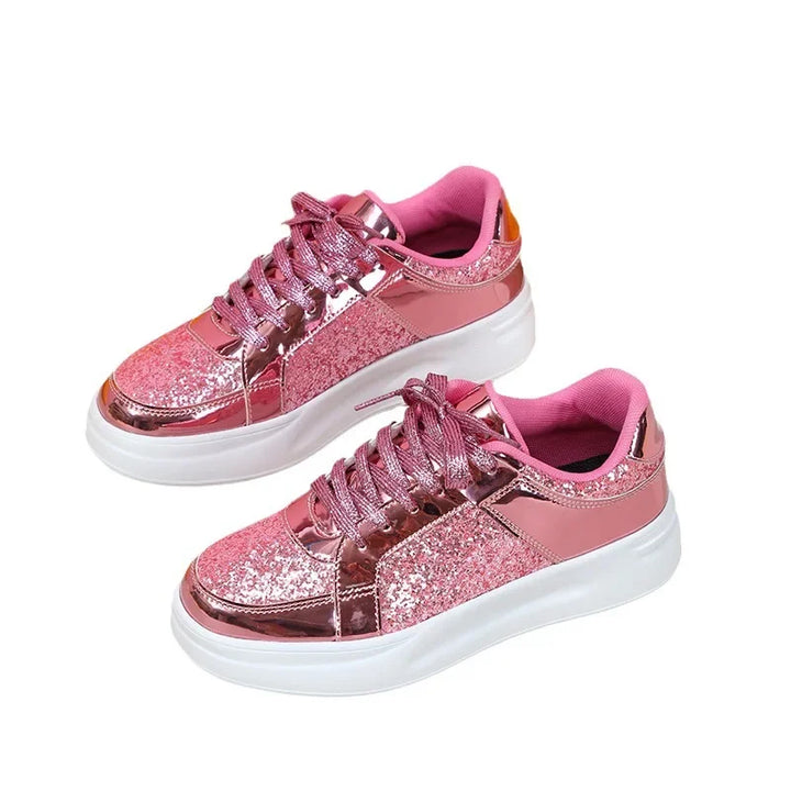 Sneaker Paillette Brillant rose