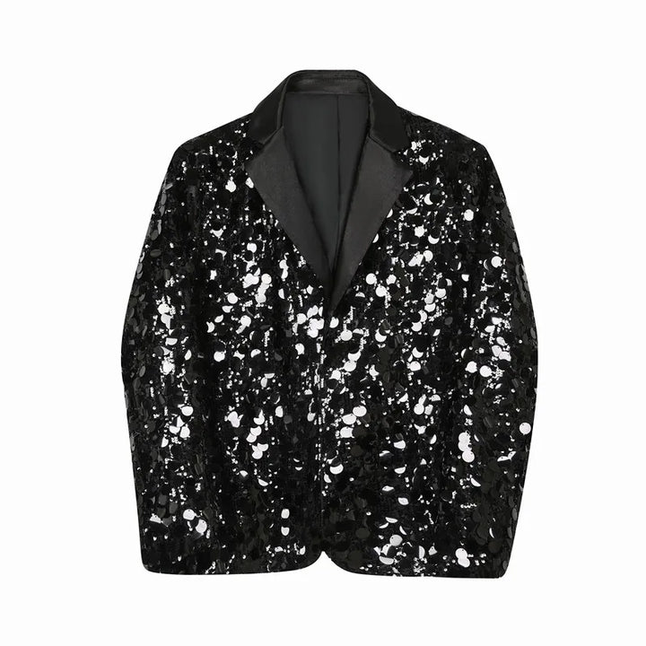 Blazer Sequin Homme noir