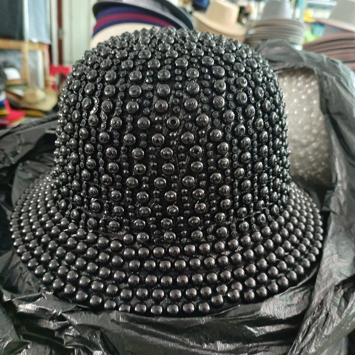 Chapeau Strass Bob noir