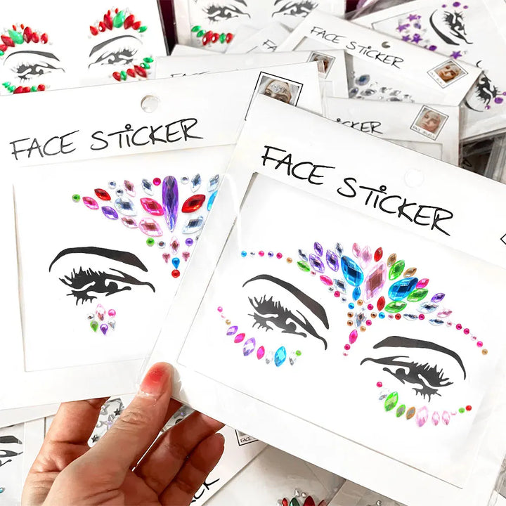 Strass Sticker Visage