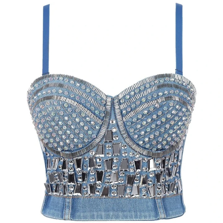 Bustier Strass Jean