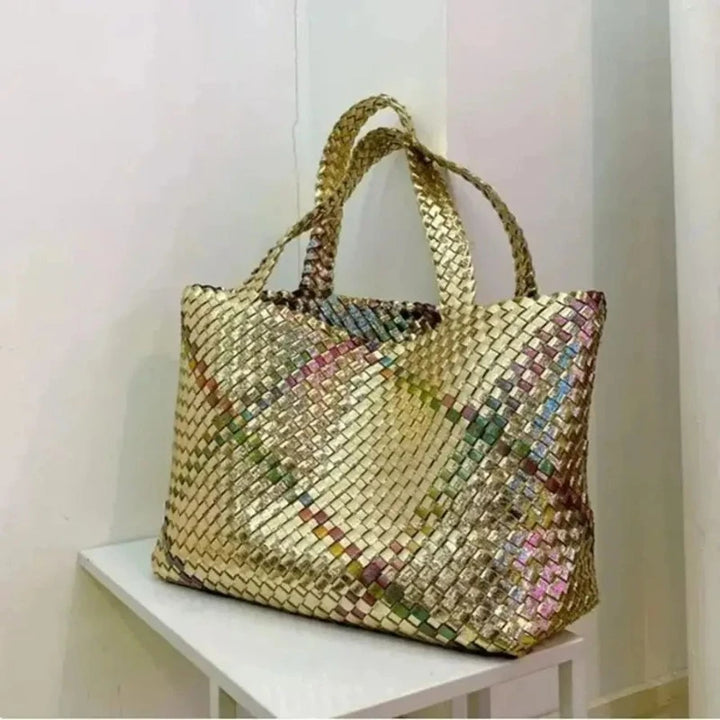 Panier Paillettes Doré