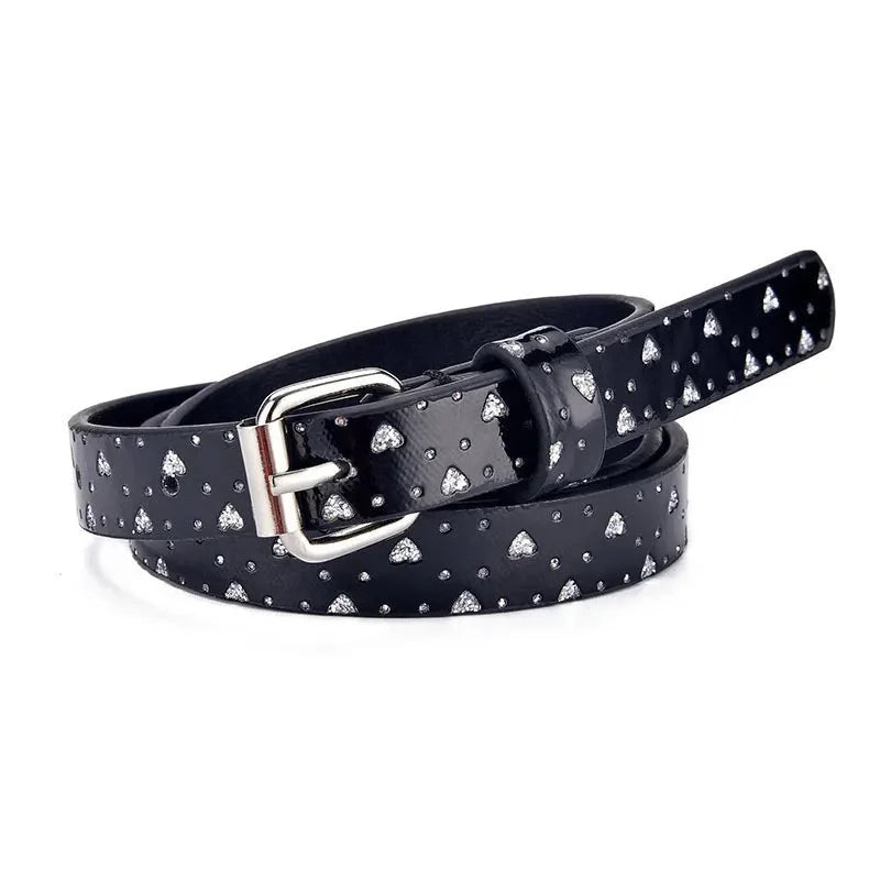 Ceinture Pailletée noire