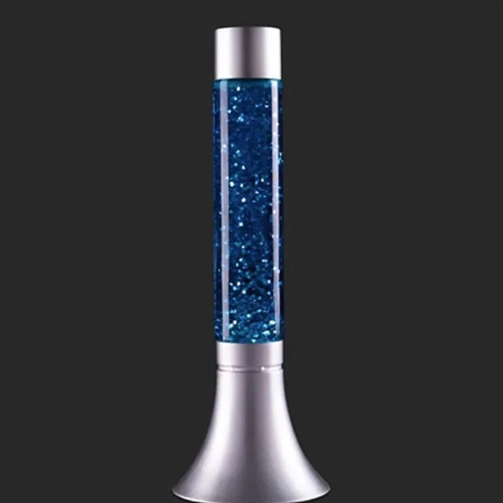 Lampe Paillette Lave Bleu 