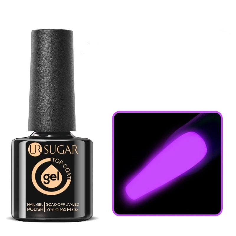 Gel à Ongles Pailleté néon violet