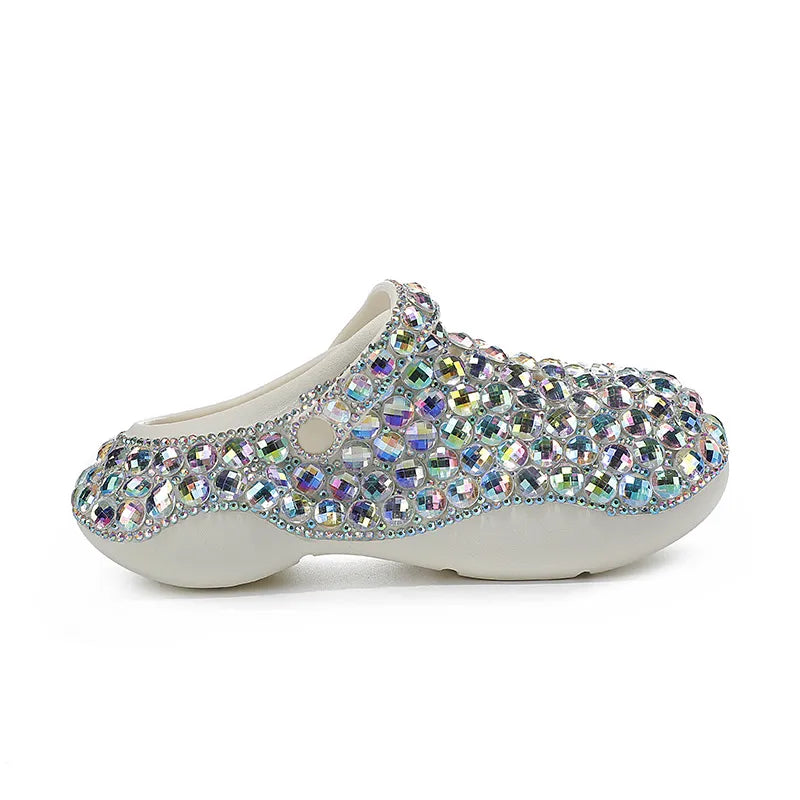 Crocs Strass Blanc 