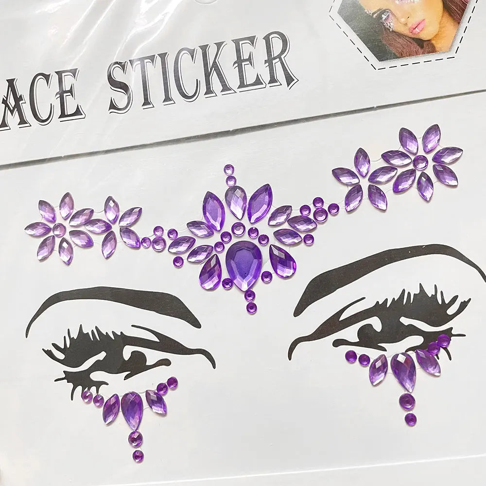 Strass Sticker Visage