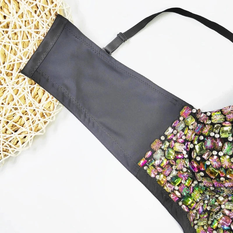 Soutien Gorge Strass Coloré Détail