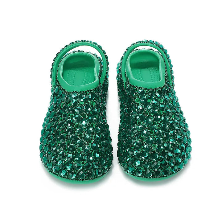 Crocs Strass Vert