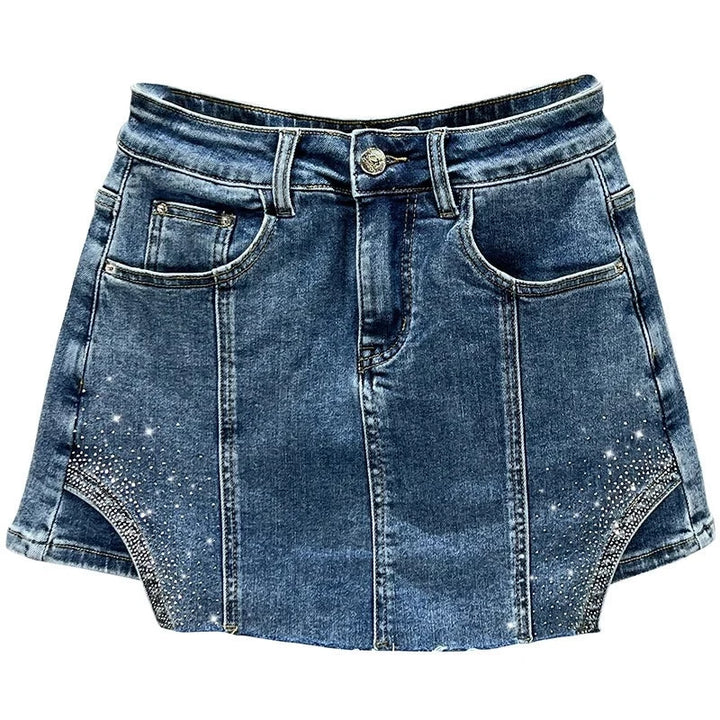 Short Strass en Jean