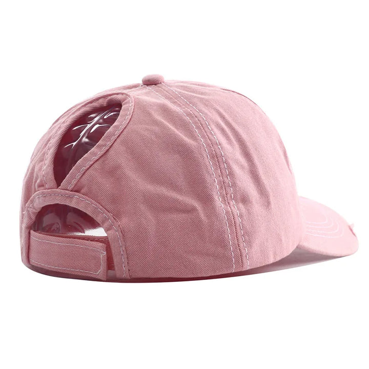 Casquette Avec Etoiles Paillettes rose claire