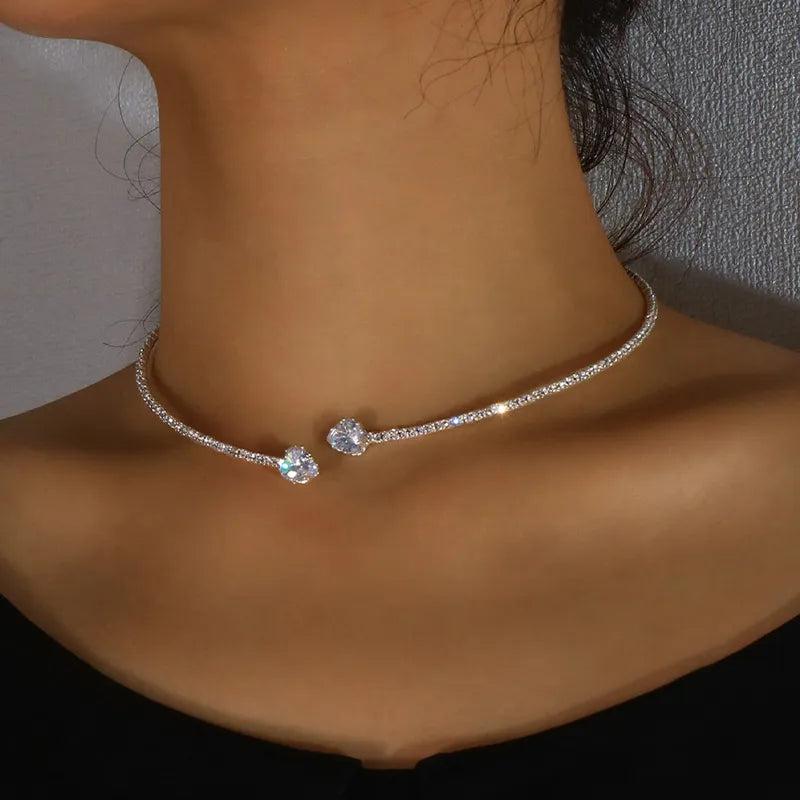 Collier Strass Femme