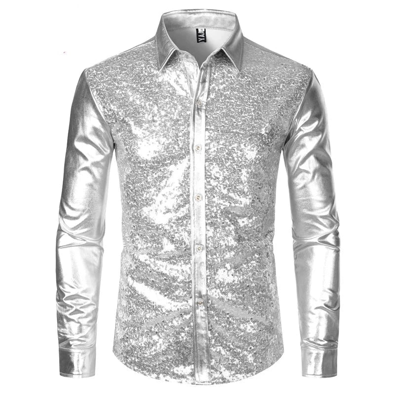 Vêtements Showtime Show adulte chemise/veste strass très bling M Vêtements Showtime Show adulte chemise/veste strass très bling M