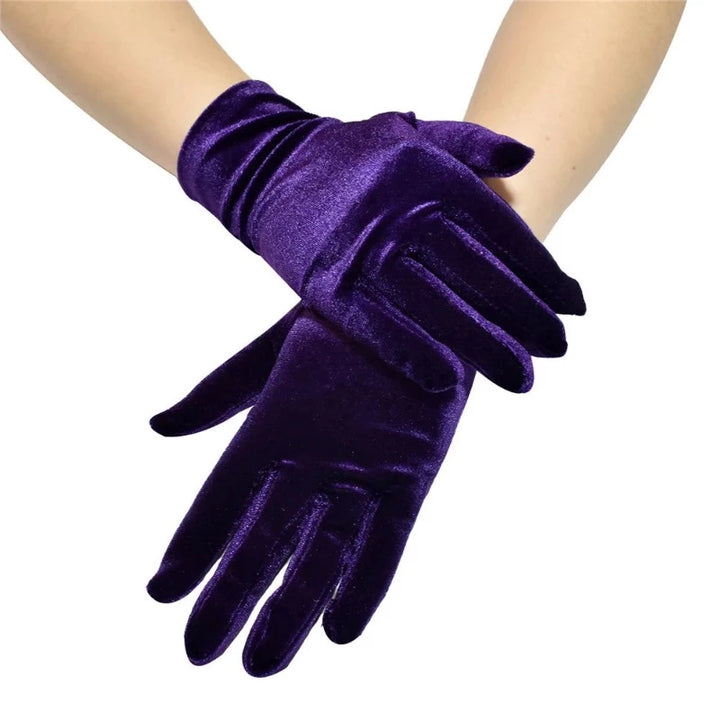 Gant Velours Brillant Violet