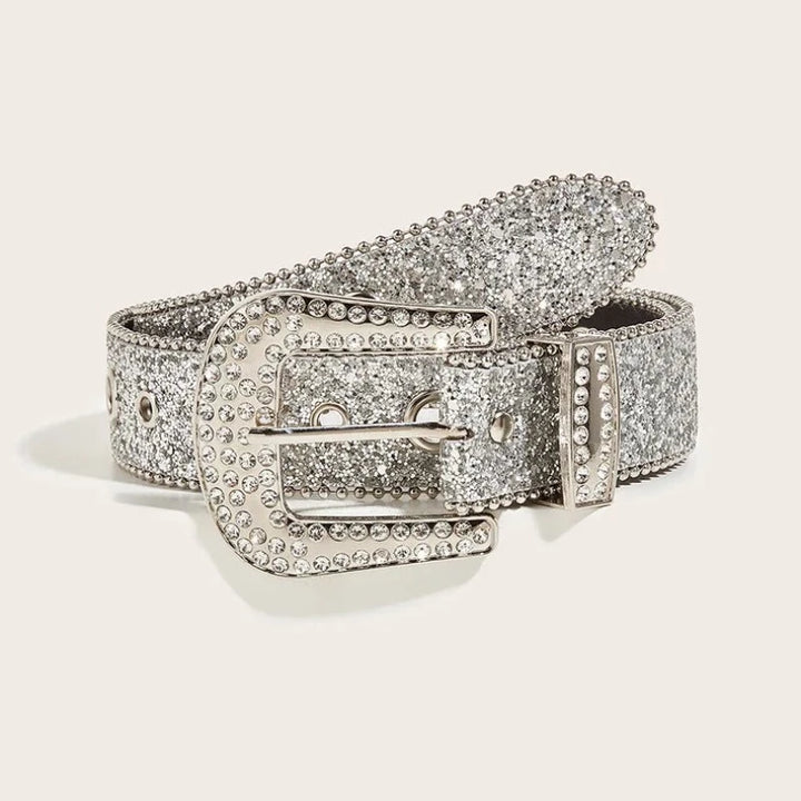 Ceinture Strass Femme argent