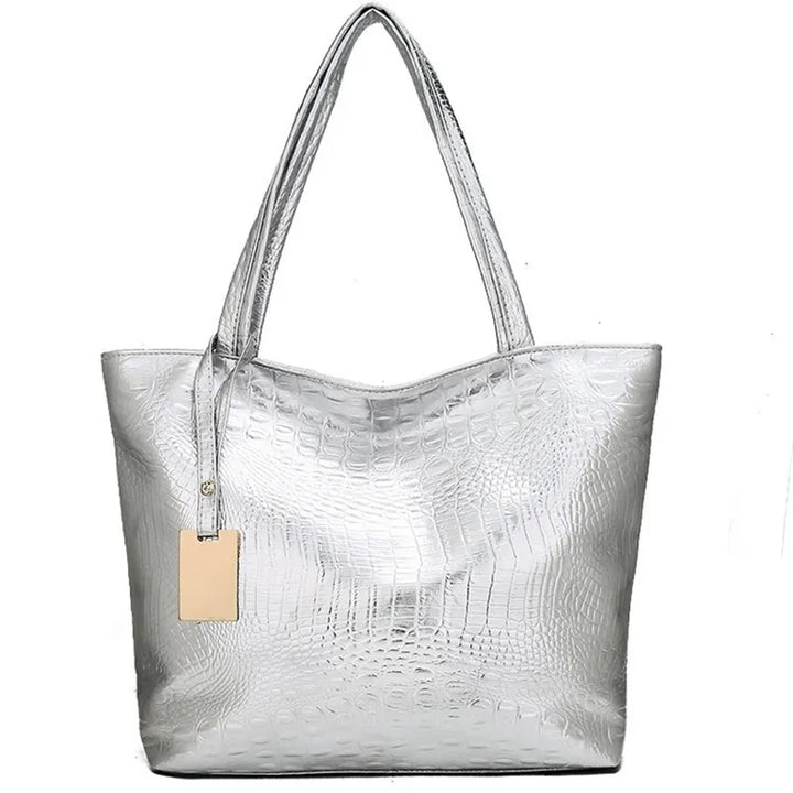 Sac Argenté Cabas gris