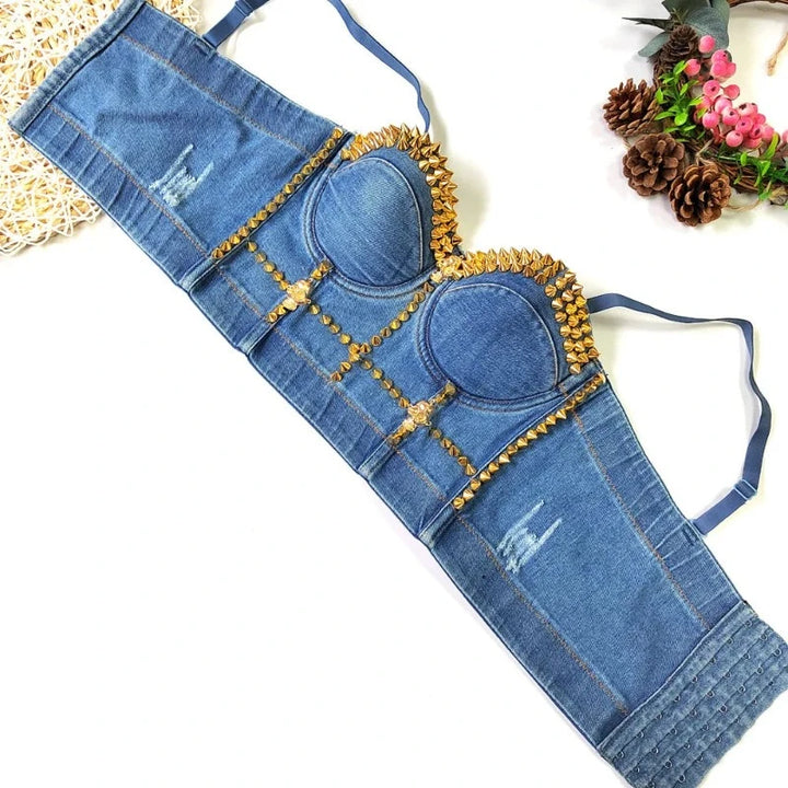 Bustier Strass Jean