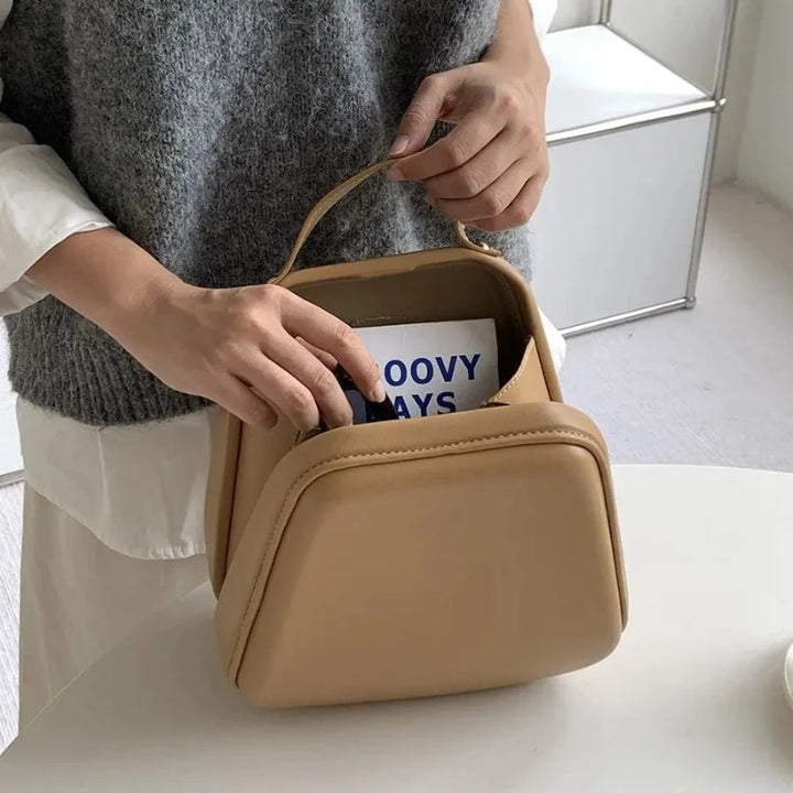 Petit Sac à Dos Argenté beige