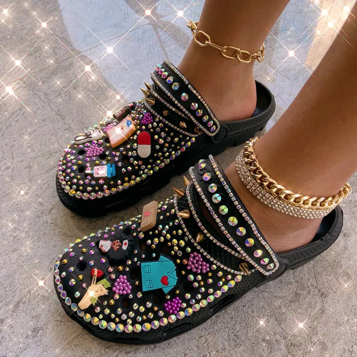 Crocs Strass Noir